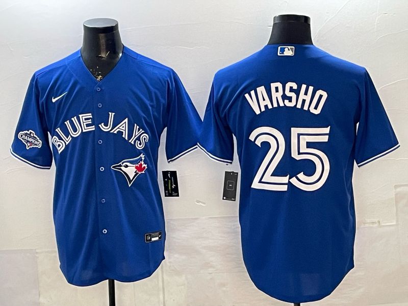 Men Toronto Blue Jays #25 Varsho Blue 2026 Nike Game MLB Jersey 001->toronto blue jays->MLB Jersey